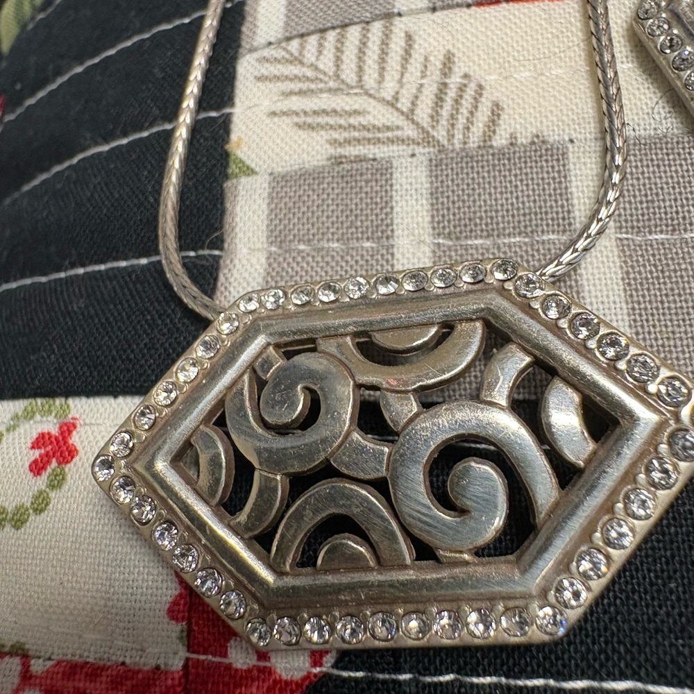 Silver Hexagonal Link Brighton Set - image 2